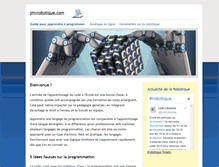 Tablet Screenshot of jmvrobotique.com